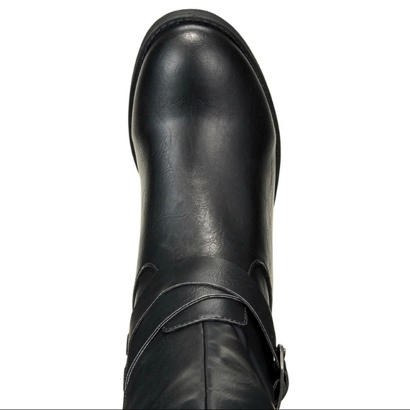 New Style & Co Madixe Riding Boots Black - Picture 4 of 6